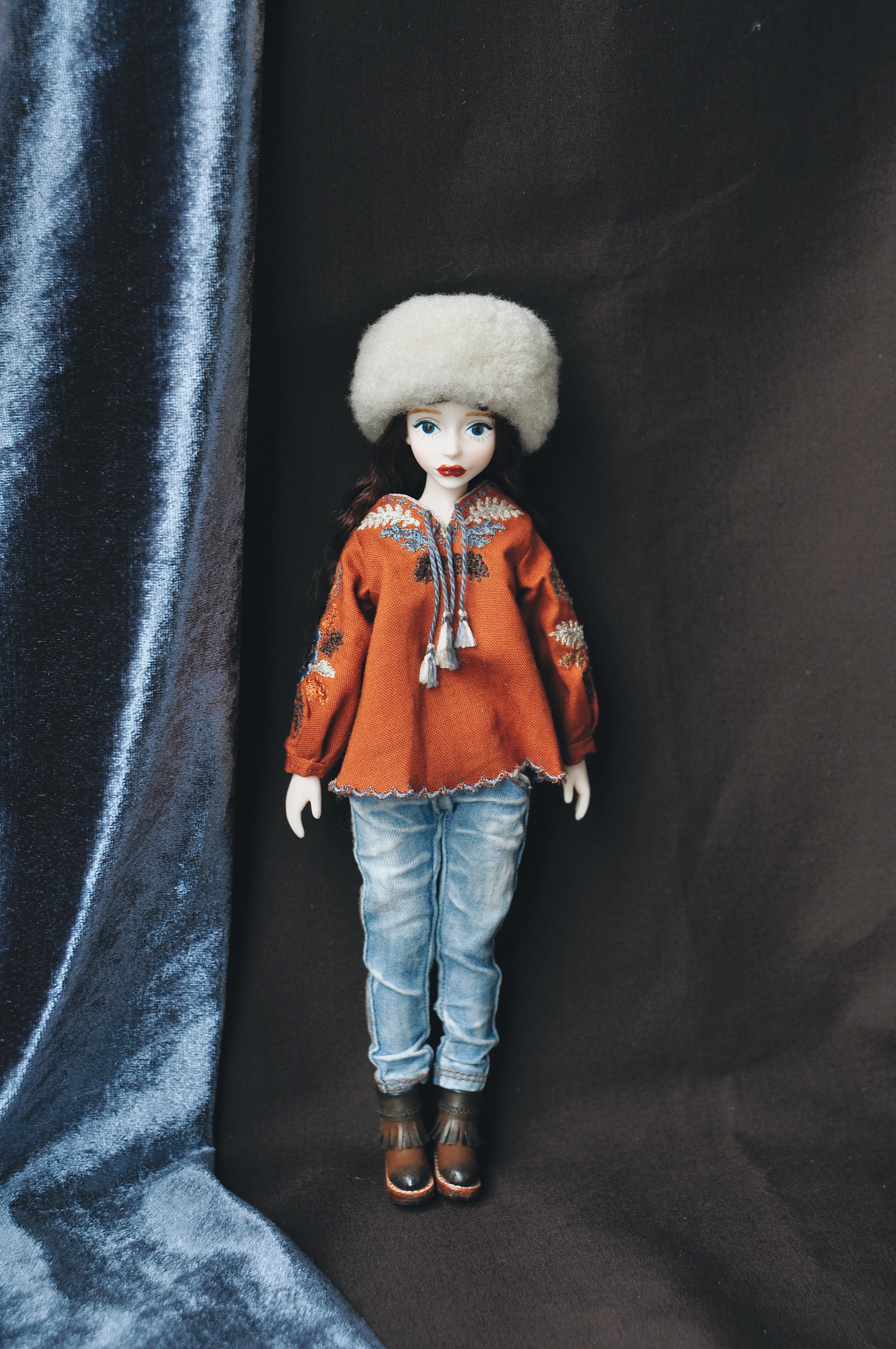 Petit Luxe -刺绣衬衫-