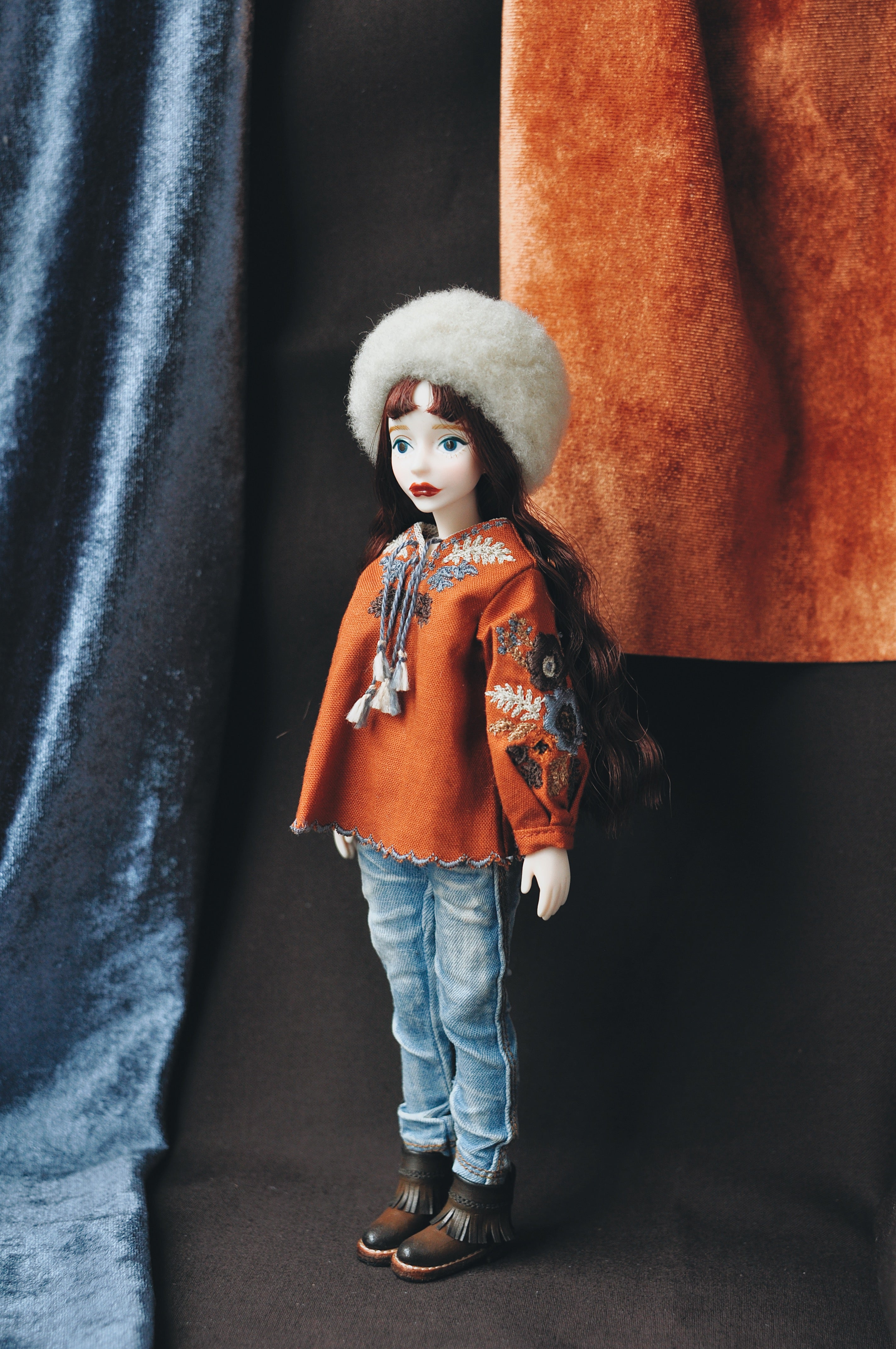 Petit Luxe -刺绣衬衫-