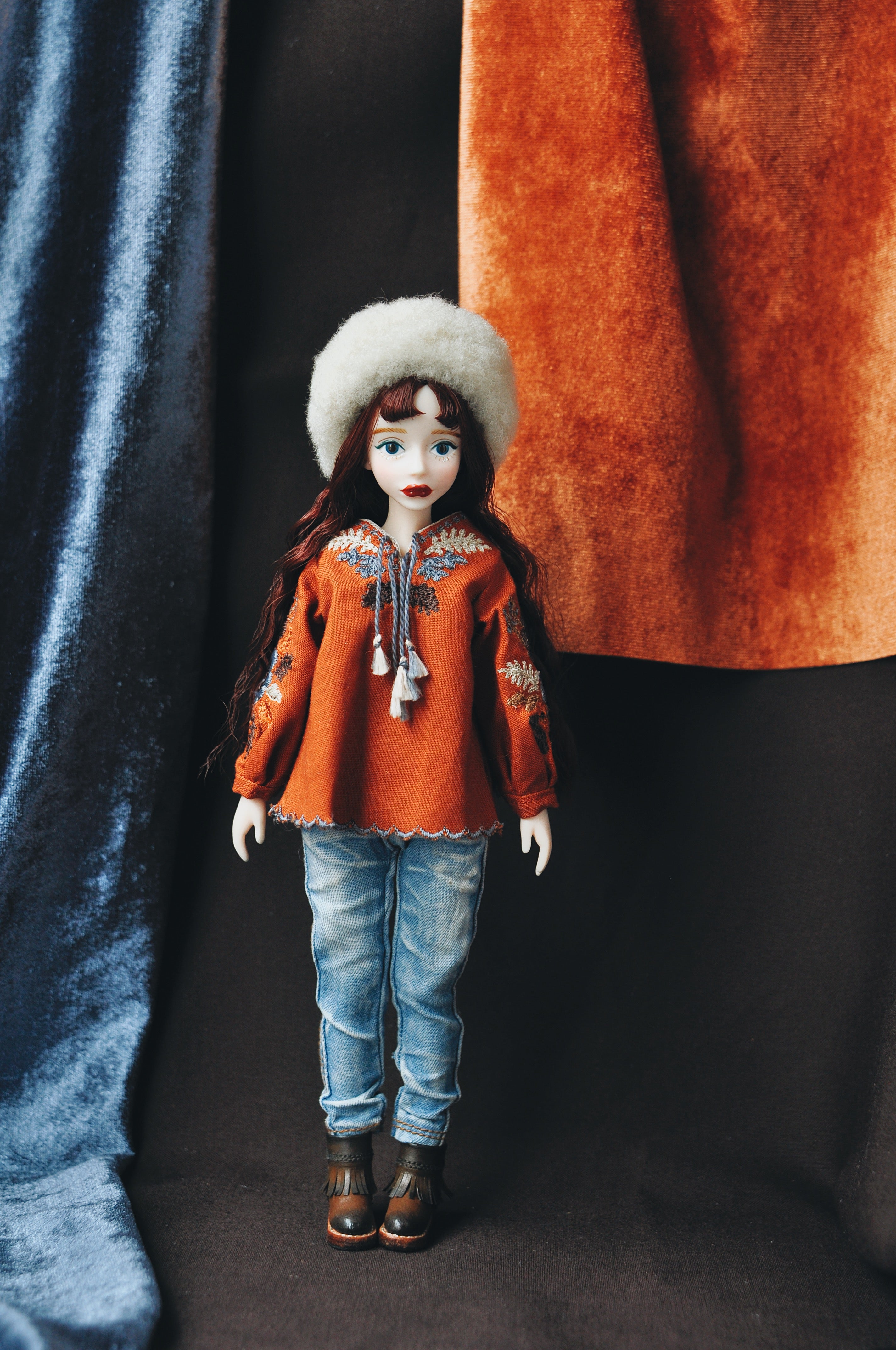 Petit Luxe -刺绣衬衫-