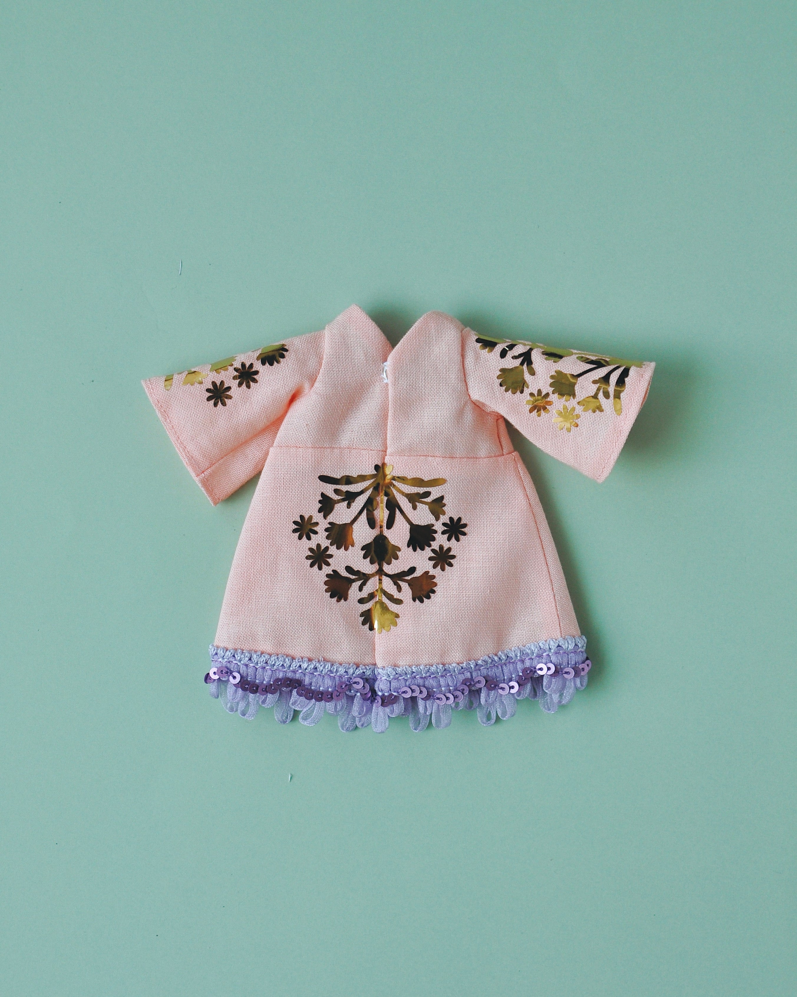 Auréole -Foil print Mini Dress-