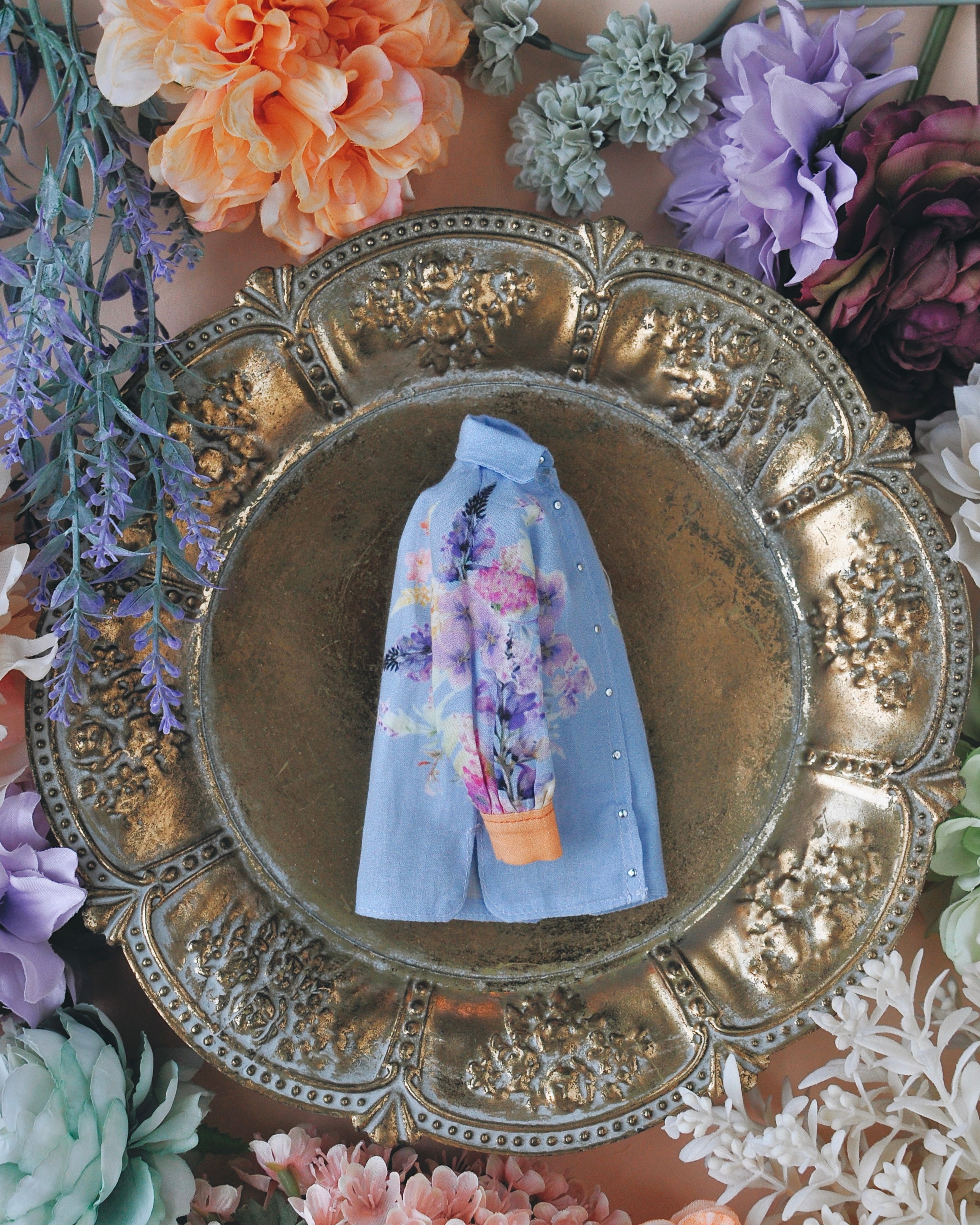 Blooming Shirts Dress