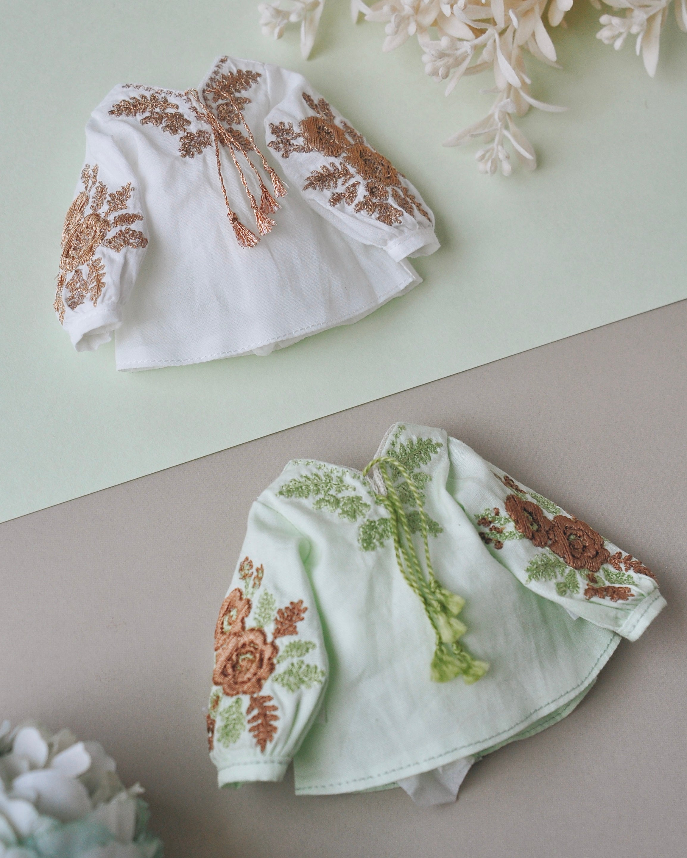 Petit Luxe -刺繍Blouse- 2025SS