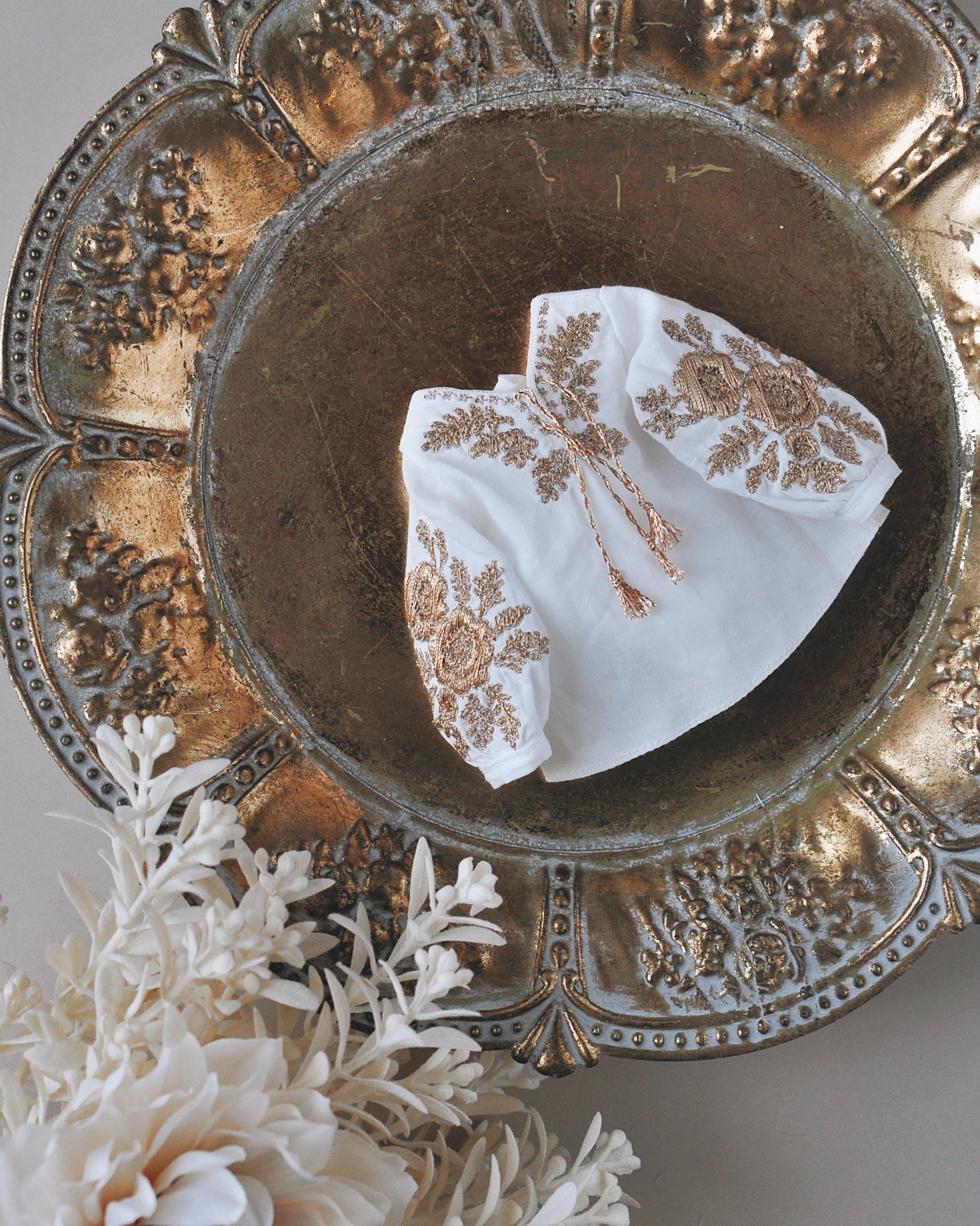 Petit Luxe -刺繍Blouse- 2025SS