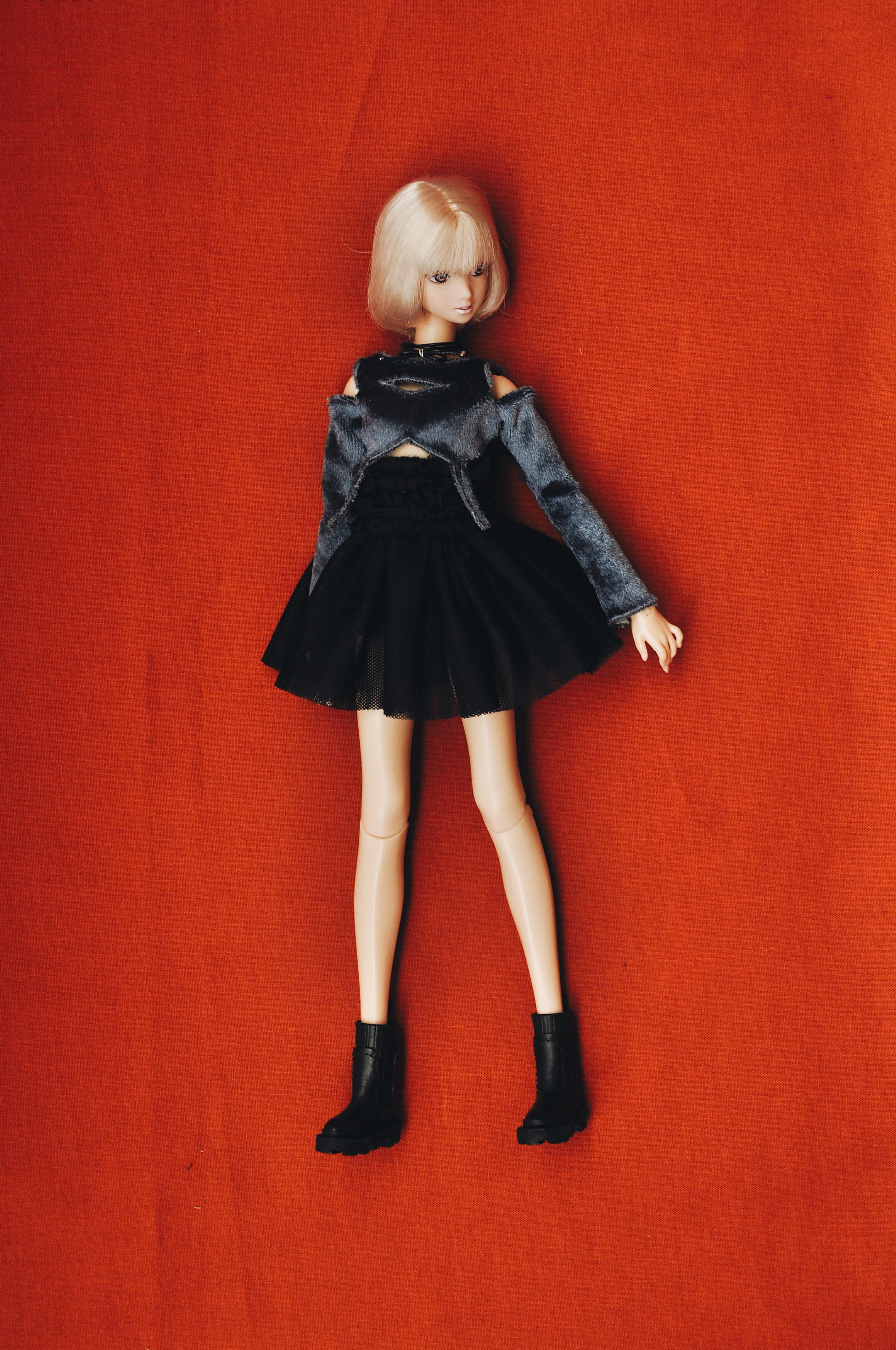 镂空丝绒三件套