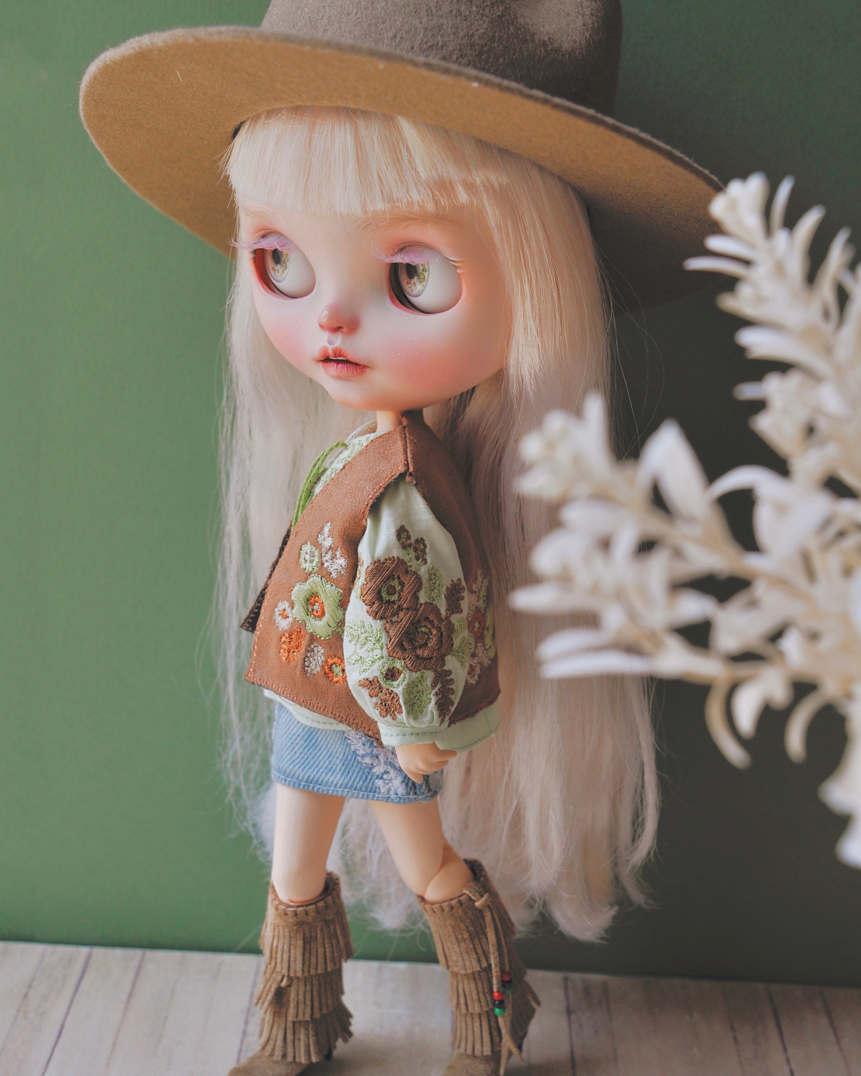 Petit Luxe -刺繍Blouse- 2025SS