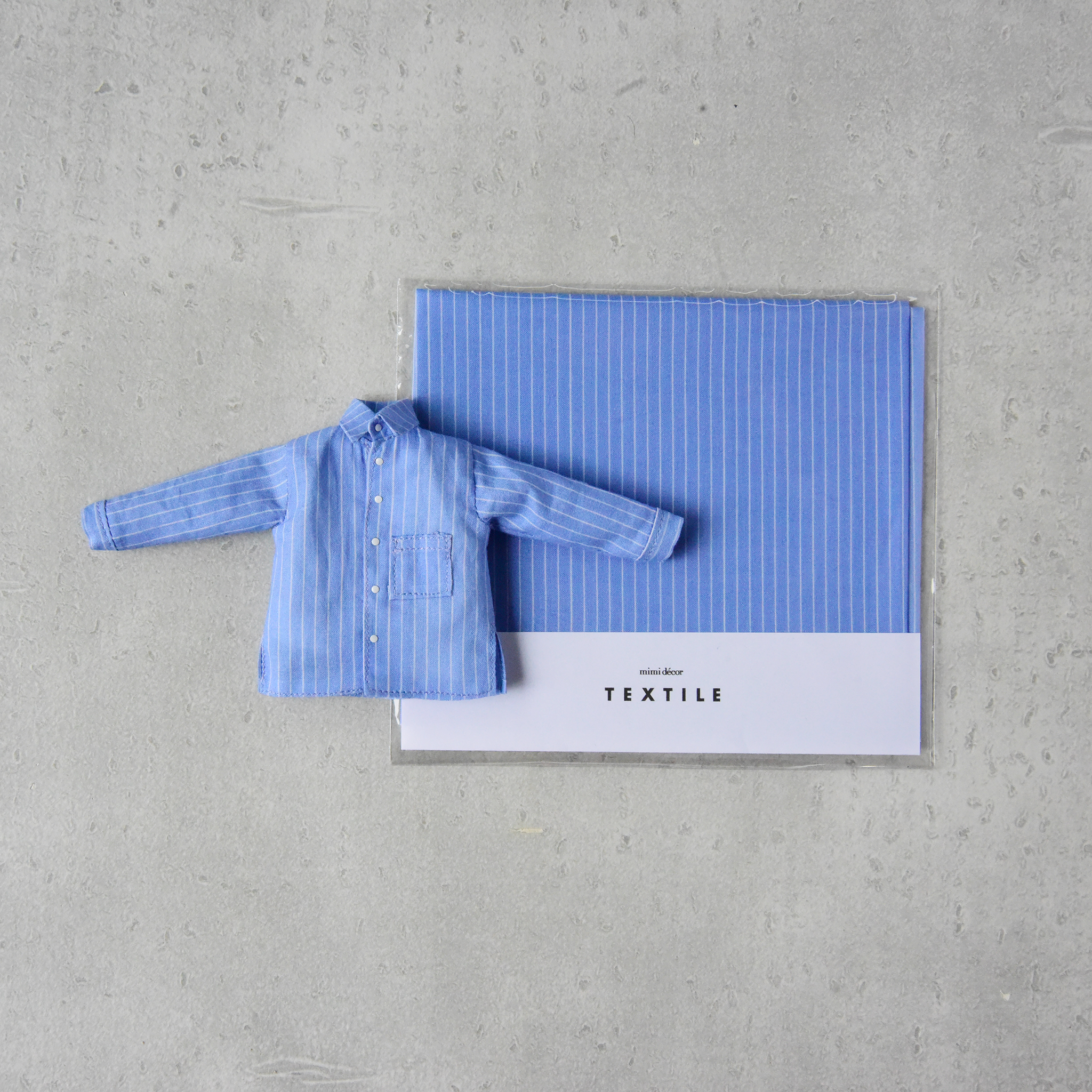 Doll Shirt Stripe-Bacic Blue-