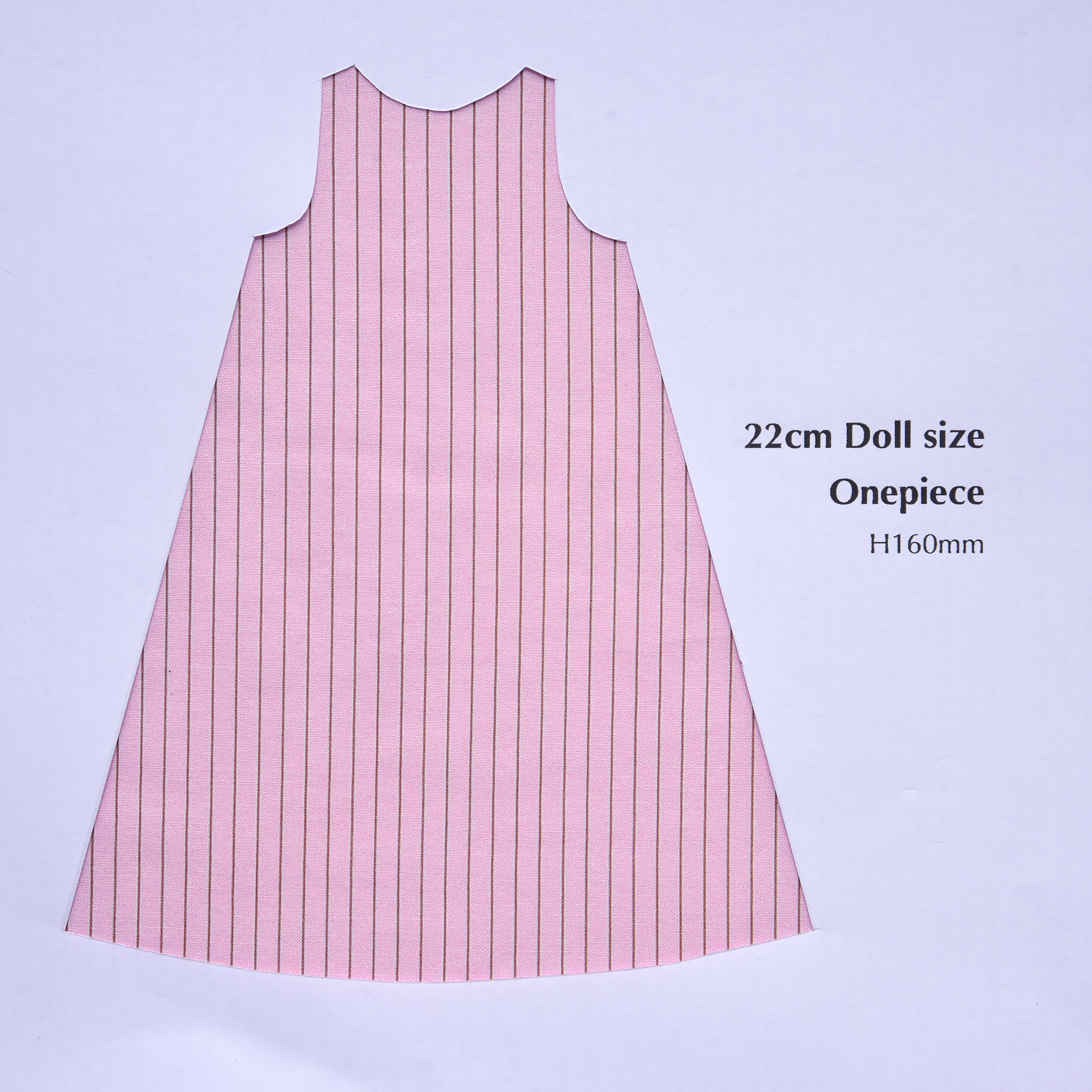 Doll Shirt Stripe-Pink-
