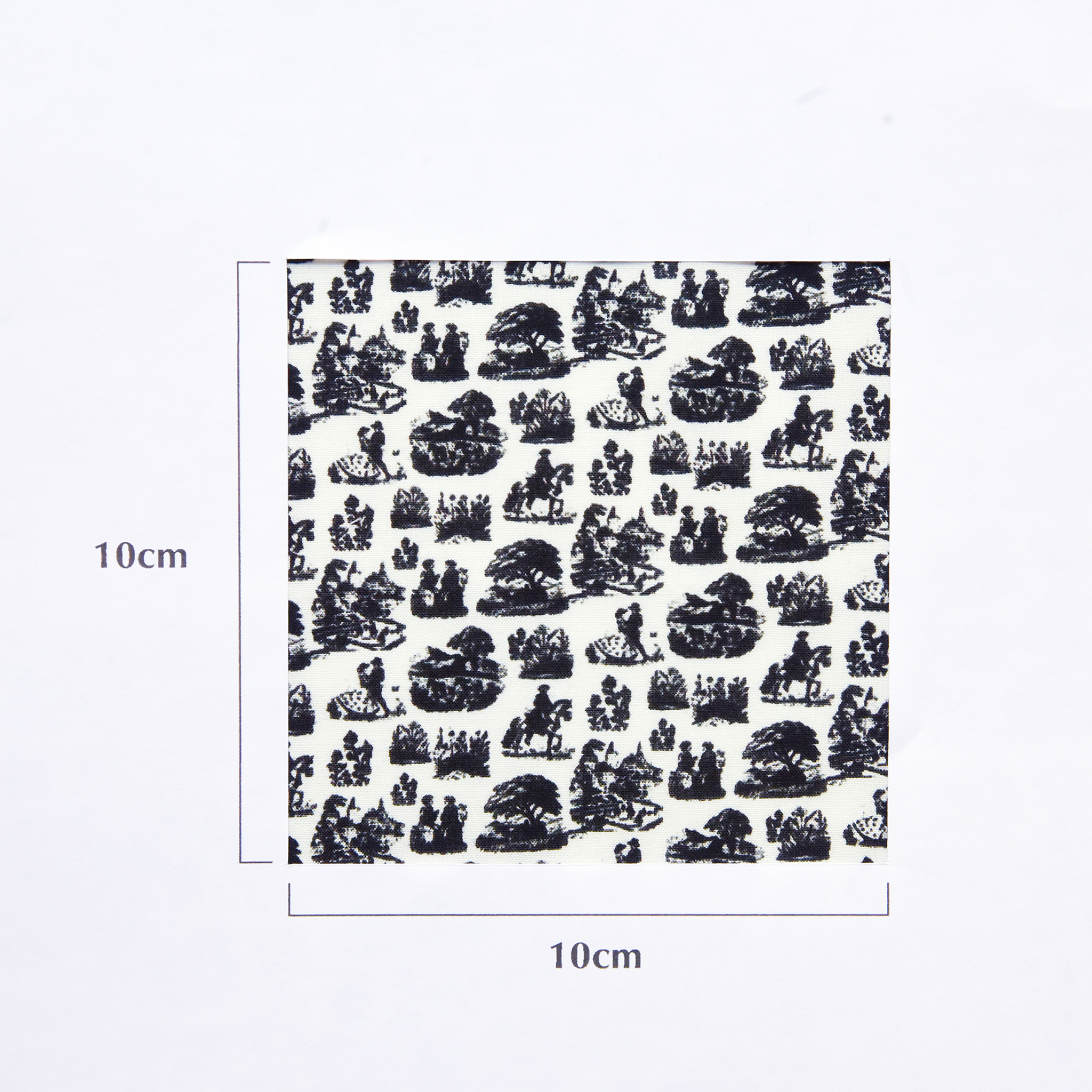 toile de Jouy-トワルドジュイ- Black