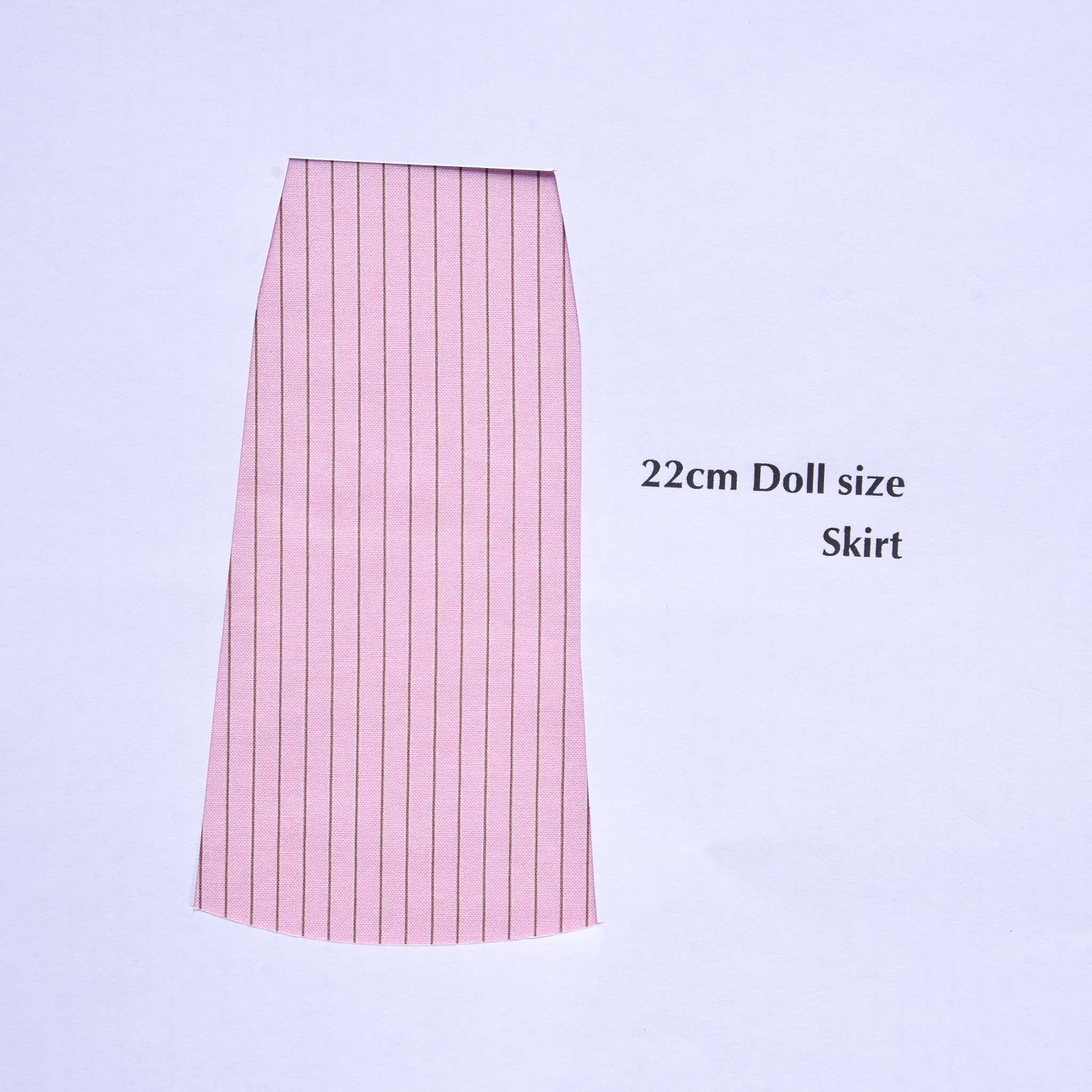 Doll Shirt Stripe-Pink-