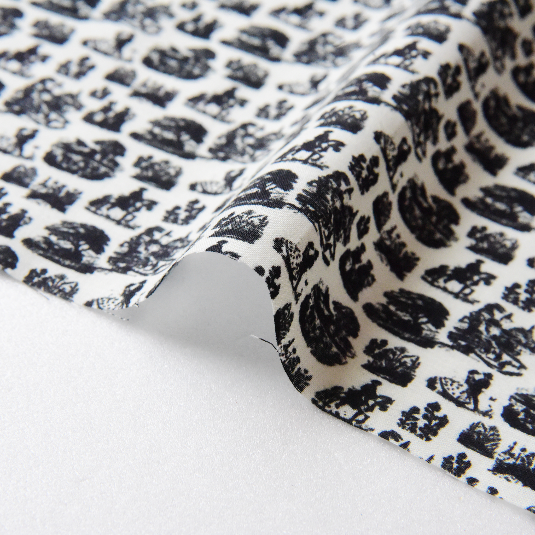 toile de Jouy-トワルドジュイ- Black