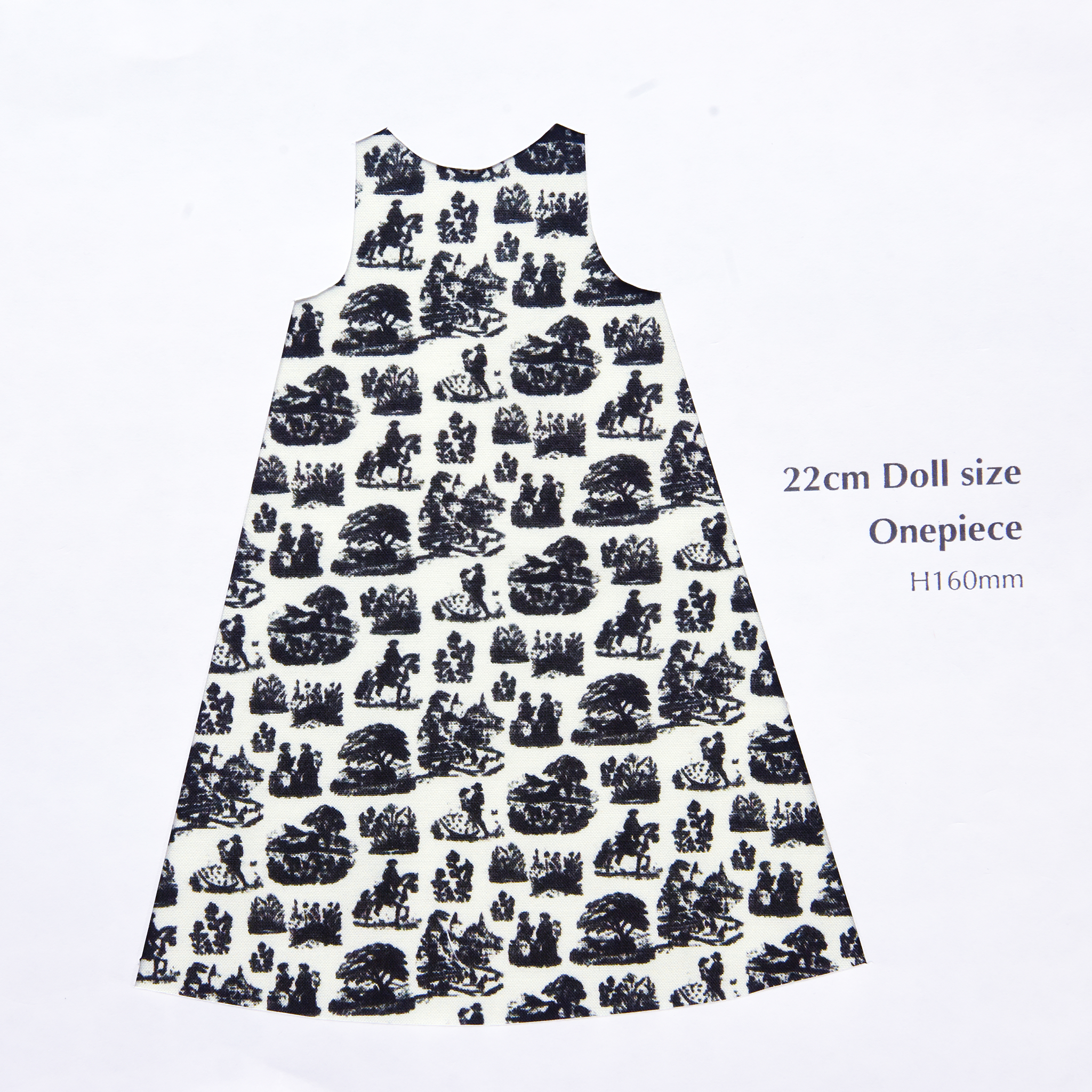 toile de Jouy-トワルドジュイ- Black