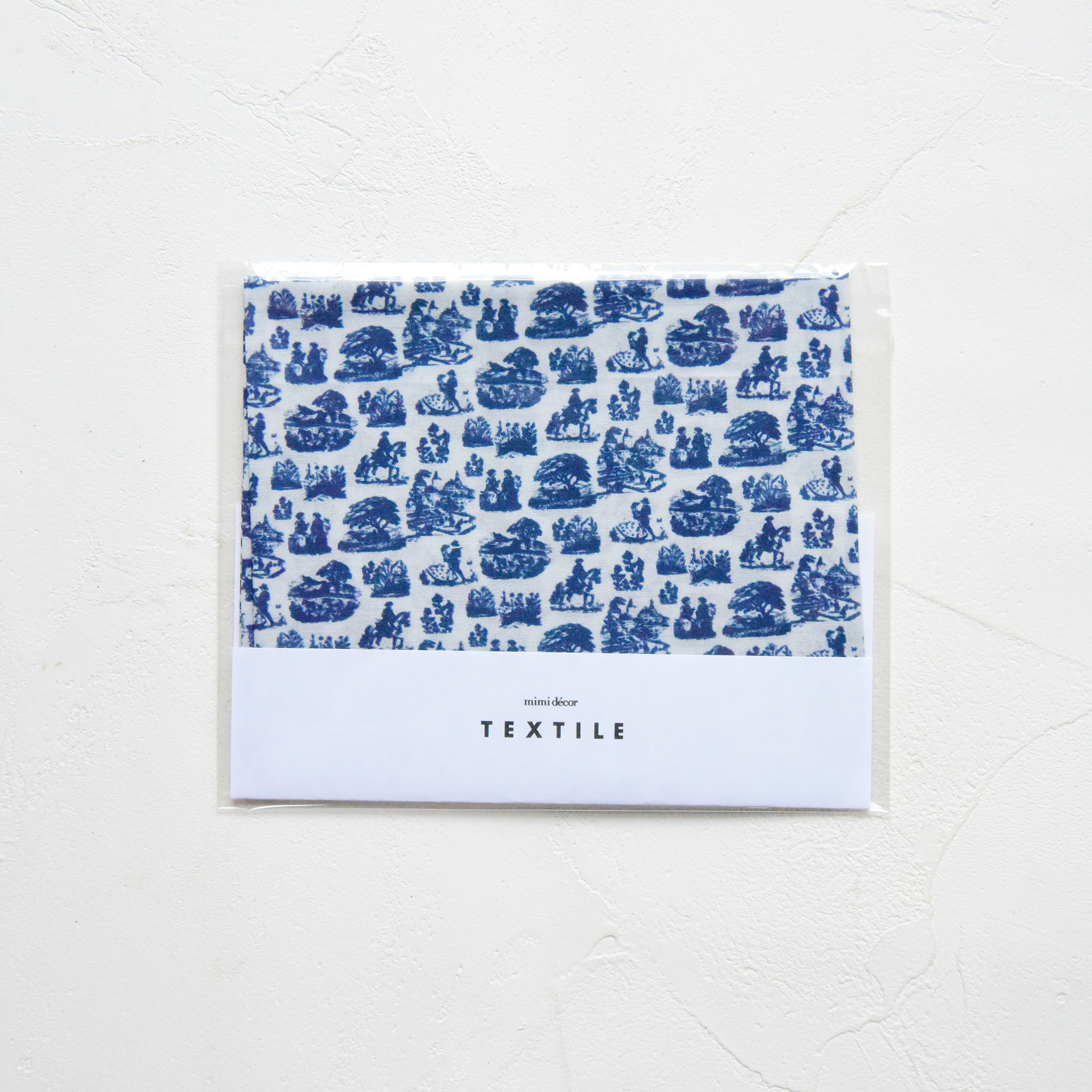 toile de Jouy-トワルドジュイ- Blue Gray