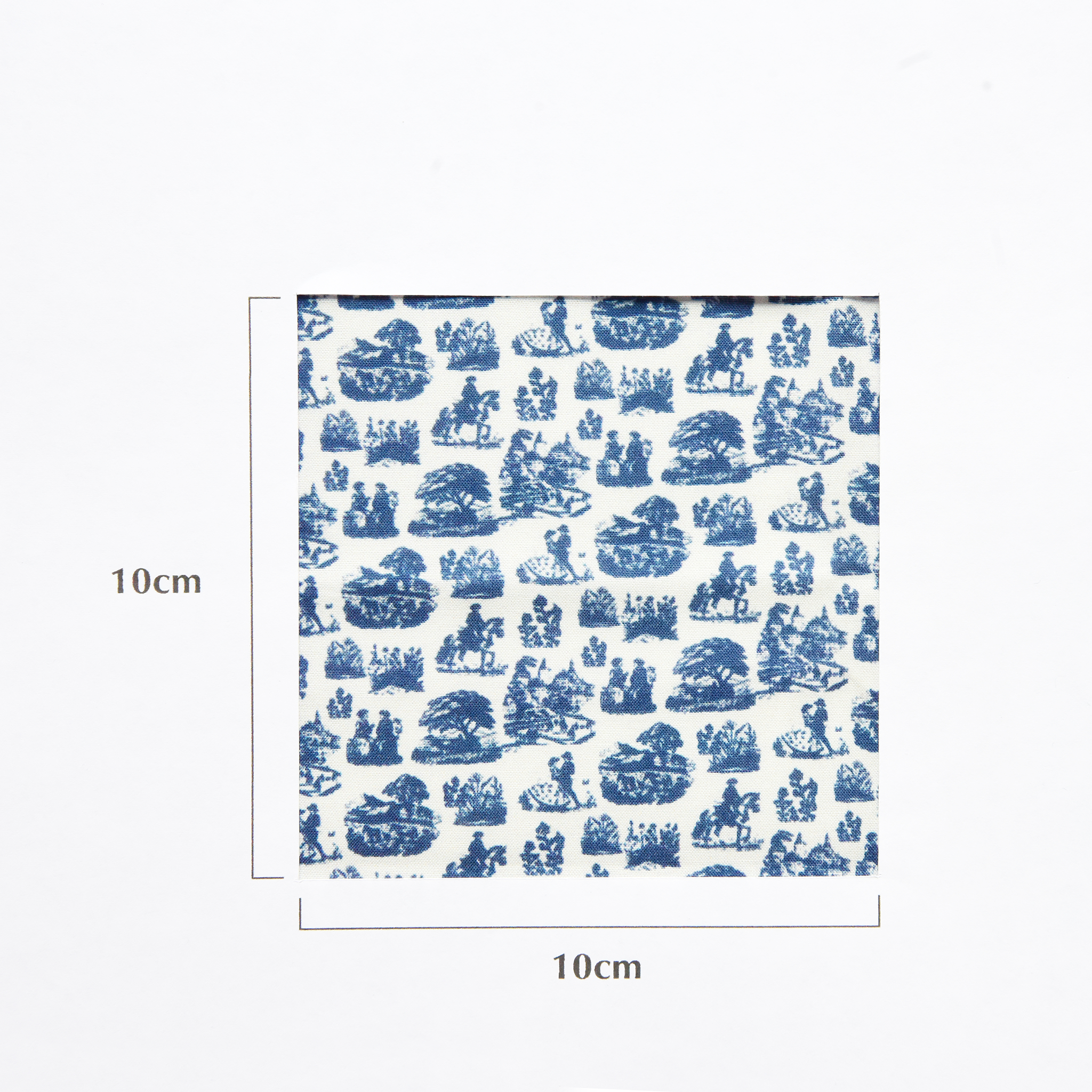 toile de Jouy-トワルドジュイ- Blue Gray